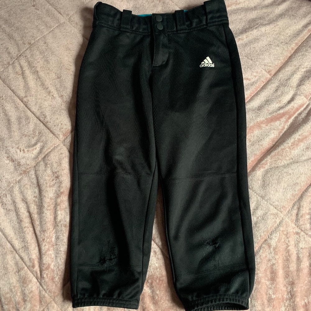 Adidas size small black softball pants